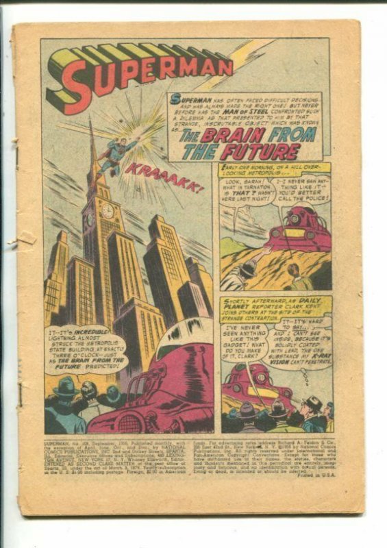 SUPERMAN -#108-1956-DC-BRAIN FROM THE FUTURE-pr/fr