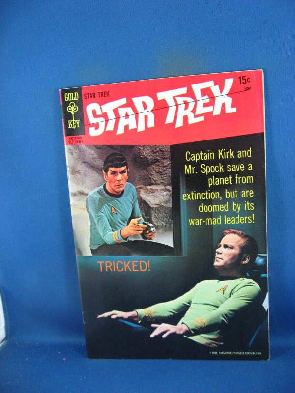 STAR TREK 5 F VF PHOTO CVR GOLD KEY 1969