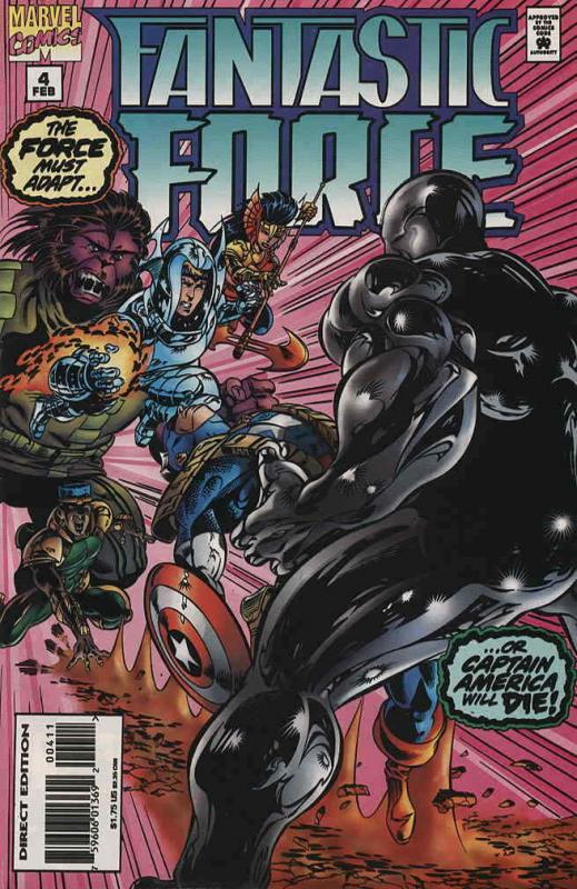 Fantastic Force #4 VF/NM; Marvel | save on shipping - details inside