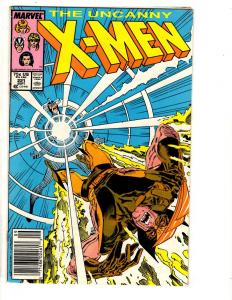 Uncanny X-Men # 221 FN Marvel Comic Book Wolverine Storm Beast Angel JW1