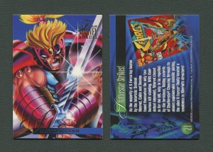 1995 Flair Marvel Annual Card #21 (Shatterstar)  MINT