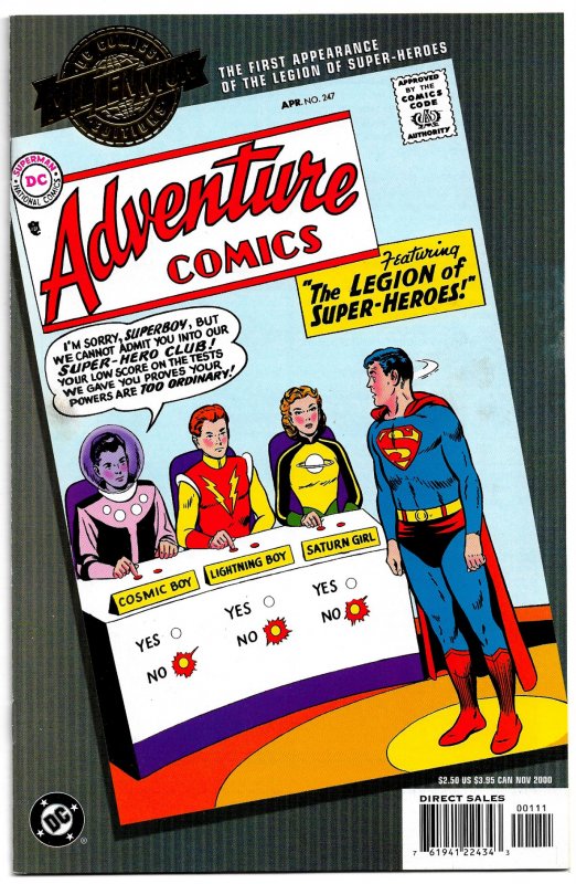 Millenium Edition: Adventure Comics #247  Special Reprint of 1st Legion Story!