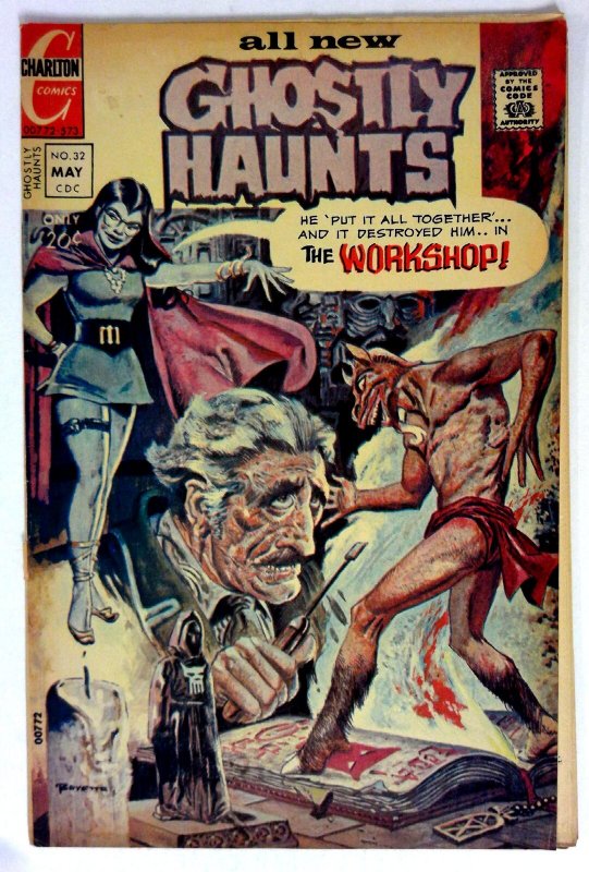 Ghostly Haunts #32 (1973) Demon Mysterious Woman Charlton VG