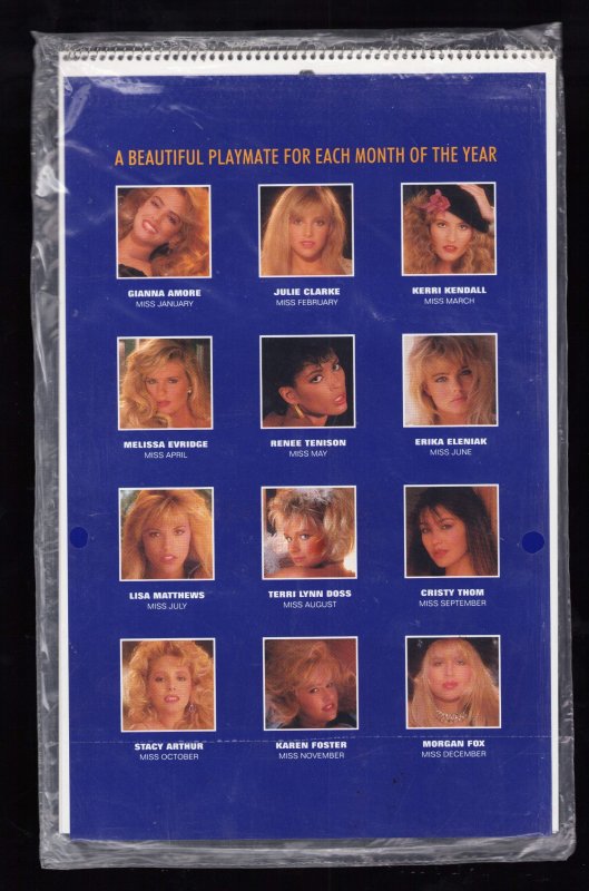 Playboy - 1991 & 1992 Playmate Calendars 2 pc Lot. Sealed