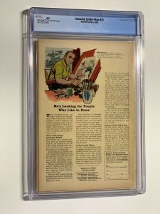 Amazing Spider-man 25 cgc 4.5 ow/w pages marvel 1965