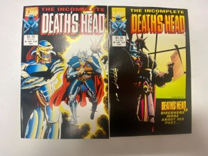 6 Incomplete Deaths Head MARVEL comic books #1 2 3 4 5 6 21 KM11