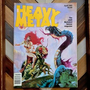 HEAVY METAL Vol.5 #1, 2, 3 (HM 1981) Sharp Set Of 3 FANTASY Legendary Creators