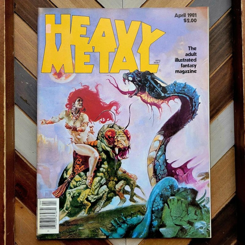 HEAVY METAL Vol.5 #1, 2, 3 (HM 1981) Sharp Set Of 3 FANTASY Legendary Creators