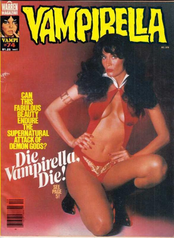 Vampirella 74 Magazine strict VF+ 8.5 1978 Tons of high-grade Vampis Kermitspad