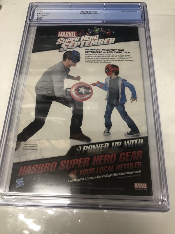 Deadpool (2014) # 34 (CGC 9.8 CGC) Gerry Duggan * Brian Posehn * Marvel Comics