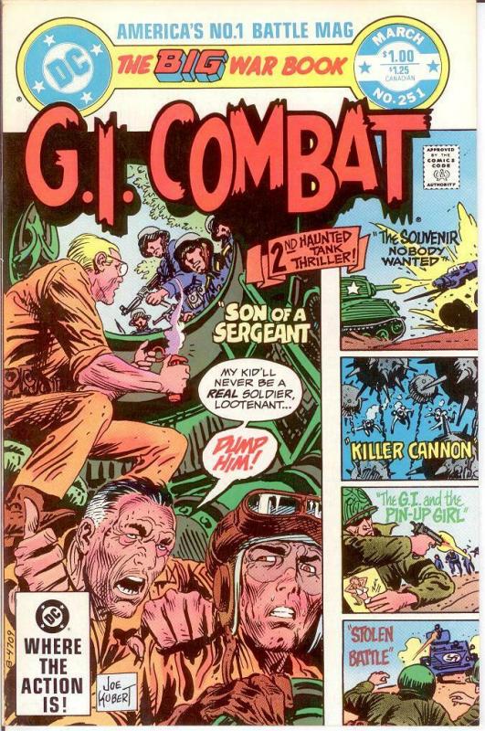 GI COMBAT 251 VF-NM March. 1983 COMICS BOOK