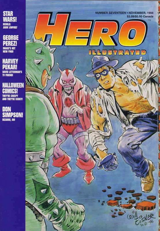 Hero Illustrated #17 VF/NM; Warrior | save on shipping - details inside