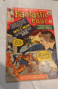 Fantastic Four #22 (1964) 2nd app of mole man see descritption
