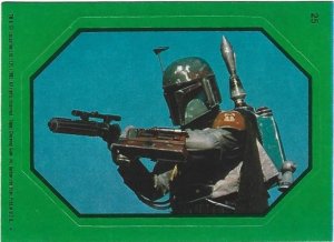 1983 Star Wars: Return of the Jedi Sticker #25 Boba Fett