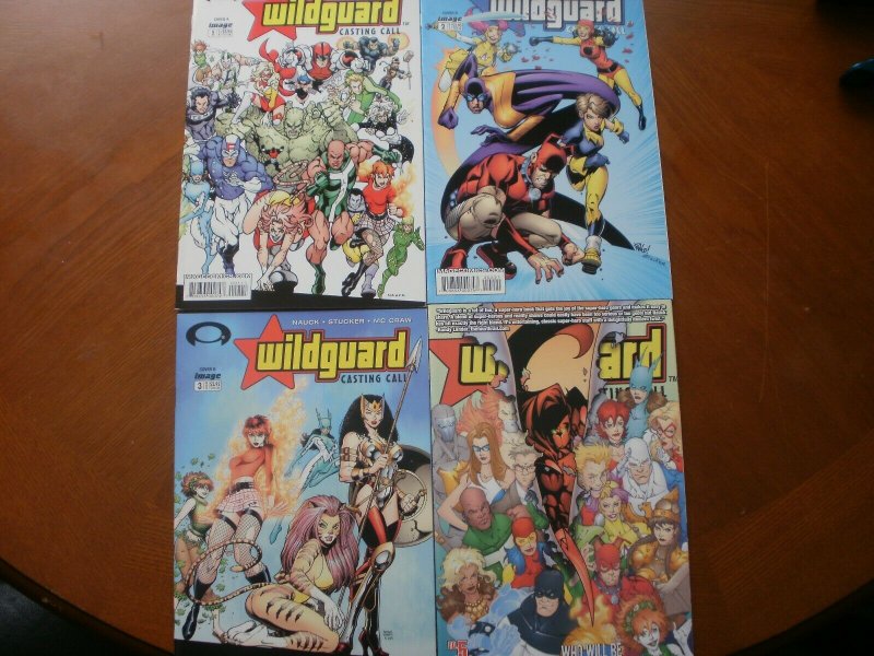 4 Image Comics WILDGUARD CASTING CALL #1 #2 #3 #5 (2003) 1A 2B 3B Nauck Stucker