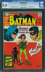 BATMAN #181 CGC 5.0 - 1st Appearance of POISON IVY !!!