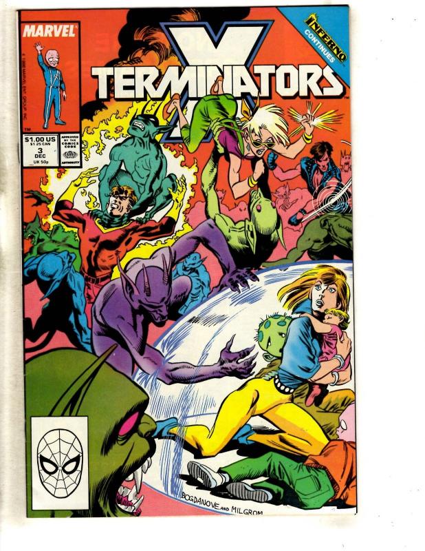 12 Marvel Comics Terminators 1 2 3 4 X-Universe 1 2 X-Factor 4 5 6 7 8 2 CR58