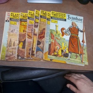 Classics Illustrated 8 Issue Silver Age Comics Ivanhoe Black Arrow