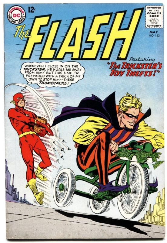 Flash #152-dc Comic-trickster Appearance Vf-