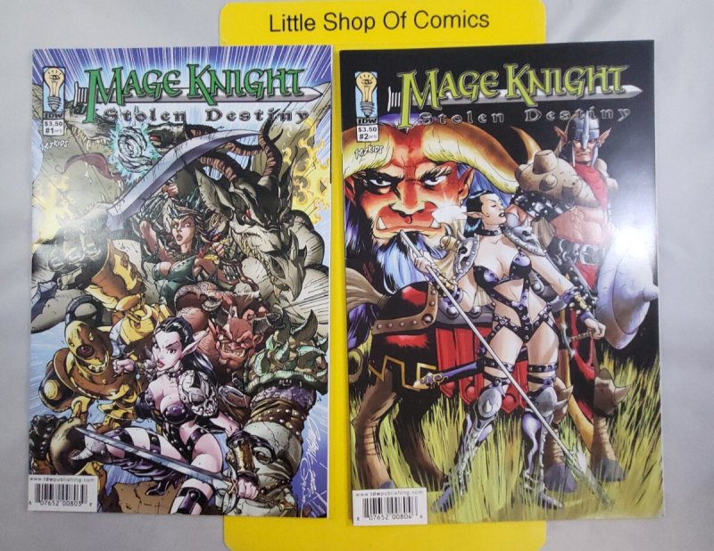 Mage Knight Stolen Destiny #1 #2 #3 #4 #5 Complete Set 2002/03 IDW Publishing
