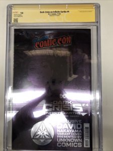 Dark Crisis On Infinite Earths (2022) # 4 (CGC 9.8) Signed David Nakayama * Foil