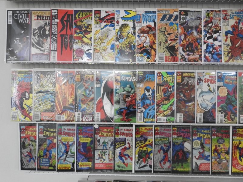 Huge Lot 140+ Comics W/ Spider-Man, X-Men, Avengers+ Avg VF- Condition!