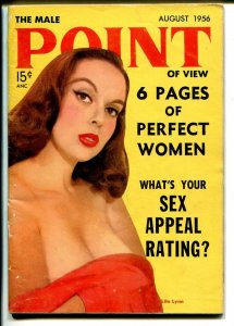 Male Point of View 5/1956-Betty Page-exploitation-Anita Ekberg-mini mag-VG/FN