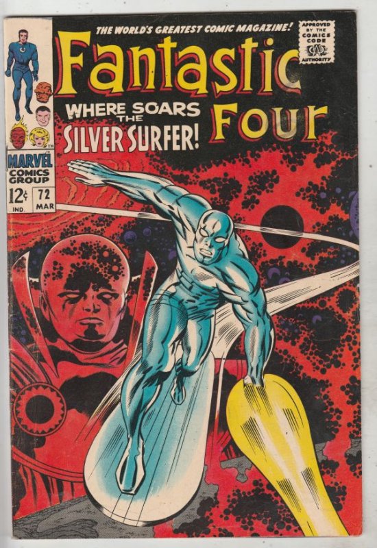 Fantastic Four #72 (Mar-68) VF+ High-Grade Fantastic Four, Mr. Fantastic (Ree...