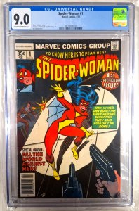 SPIDER-WOMEN 1 CGC (APR 1978) 9.0 CREAM-OFF WHITE Wolfman, Infantino,DeZungia