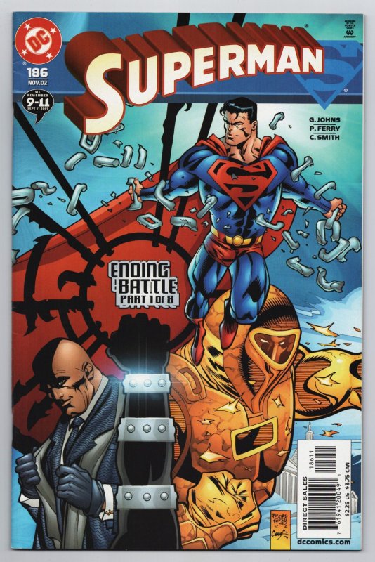 Superman #186 (DC, 2002) FN