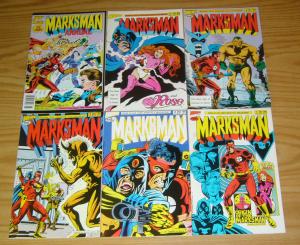 the Marksman #1-5 VF/NM complete series + annual - hero comics with rose 2 3 4