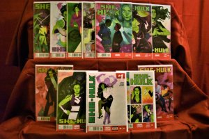 She-Hulk LOT of 12 Near Mint 2012 Copies of Issues #1-12 Marvel Collection