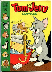 Tom & Jerry #91 1952-Dell-MGM Cartoons-Barney Bear-Benny Burro-Tuffy-VG