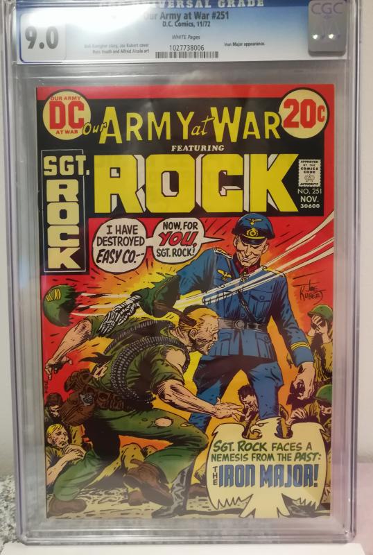 Our Army at War, #251 1972 CGC 9.0