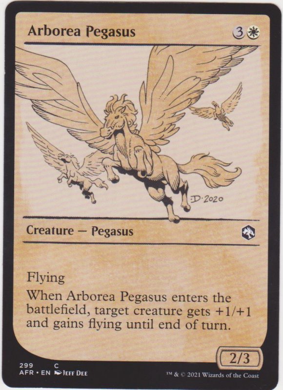 Magic the Gathering: Adventures in the Forgotten Realms - Arborea Pegasus(Showca