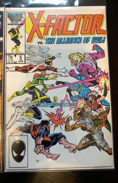 X-Factor books #5 and 6  (1986)1st app of apocolypse nice grade