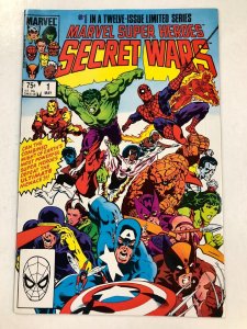 SECRET WARS 1 (May 1984 Marvel Super Heroes) beautiful copy VF-NM