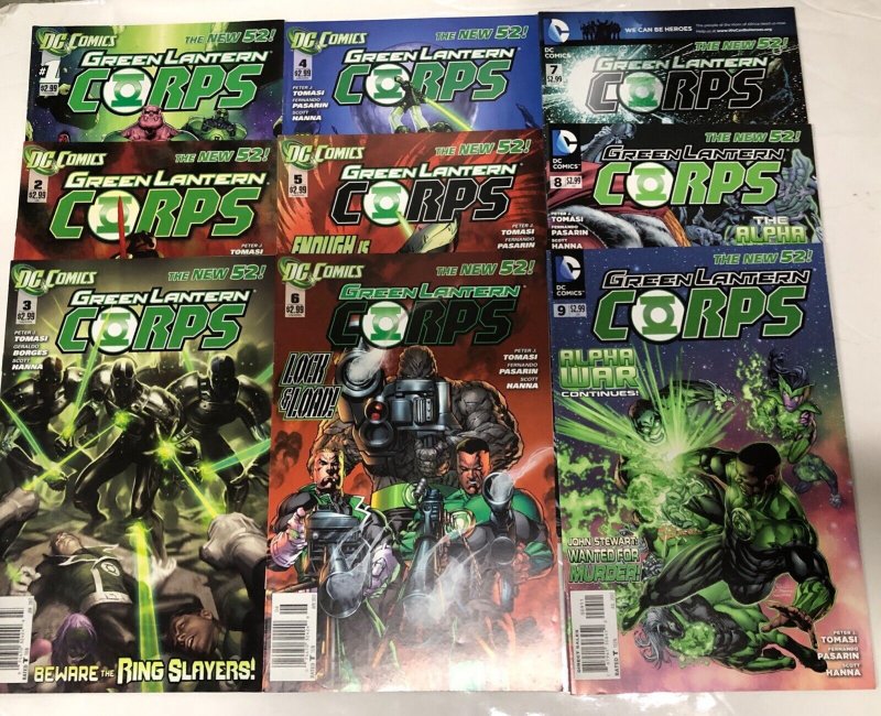 Green Lantern (2011) Set Issue 1-9 • DC Comics • Peter J. Tomasi • Fernando •