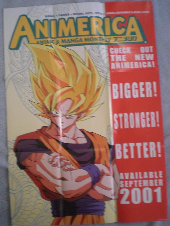ANIMERICA Promo poster, Manga, Anime, 2001, Unused, more in our store