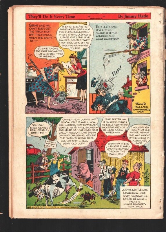 Ace Comics #120 1947-Reprints famous newspaper comic strips in comic book for...