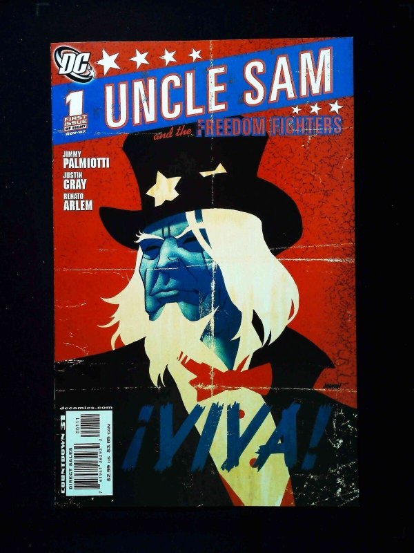 Uncle Sam And The  Freedom  Fighters #1 (2Nd Series) Dc Comics 2007 Vf/Nm 