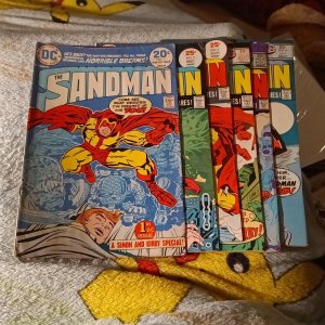 Sandman #1 KEY 2 3 4 5 6 COMPLETE SERIES lot run SET! DC Comics 1974 Kirby Simon