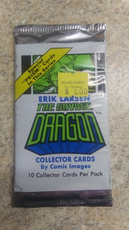 Erik Larsens The Savage Dragon Traiding Cards Sealed 39 Pack of 10.