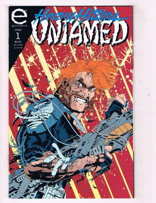 Heavy Hitters Untamed #1 VF Epic Comics Comic Book June 1993 DE40 AD14