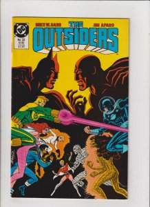 The Outsiders #22 VF+ 8.5 DC Comics 1987 Batman,Katana,Black Lightning