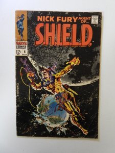 Nick Fury, Agent of SHIELD #6 (1968) GD/VG condition moisture damage