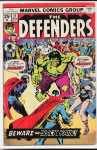 The Defenders #21 (1975) The Defenders