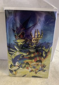 SONIC THE HEDGEHOG IDW - PONCHO FOIL VIRGIN VARIANT - C2E2 EXCLUSIVE - LTD 500