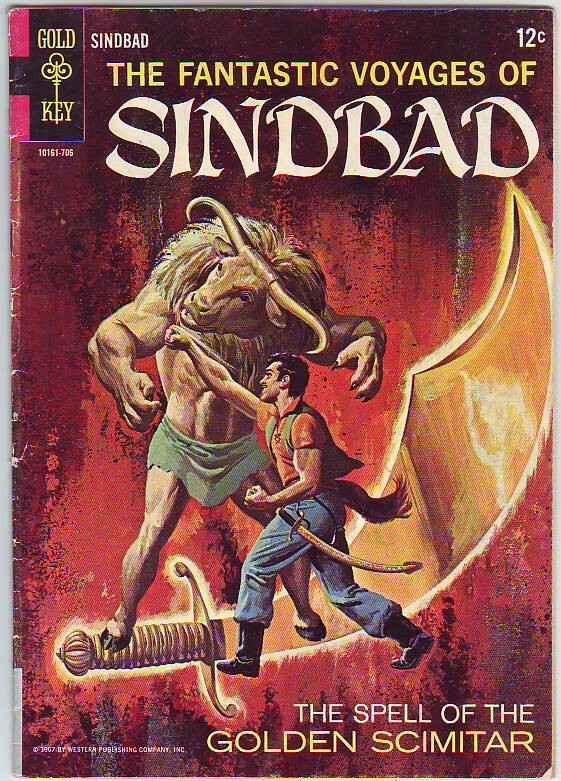 Fantastic Voyages of Sinbad, The #2 (Dec-69) FN- Mid-Grade Sinbad the Sailor