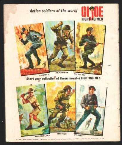 GI Joe Counter-Intelligence Manual no# 1966-about 3¾ x 4½-comic style art